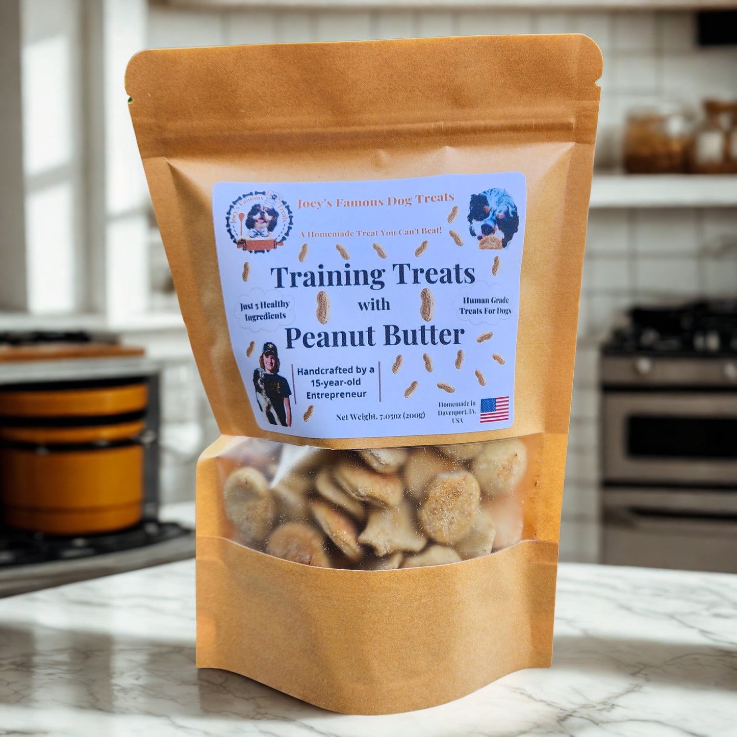Peanut Butter Training Treats