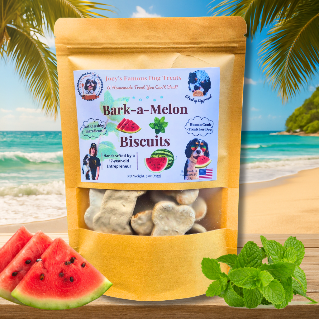 Bark-a-Melon Biscuits