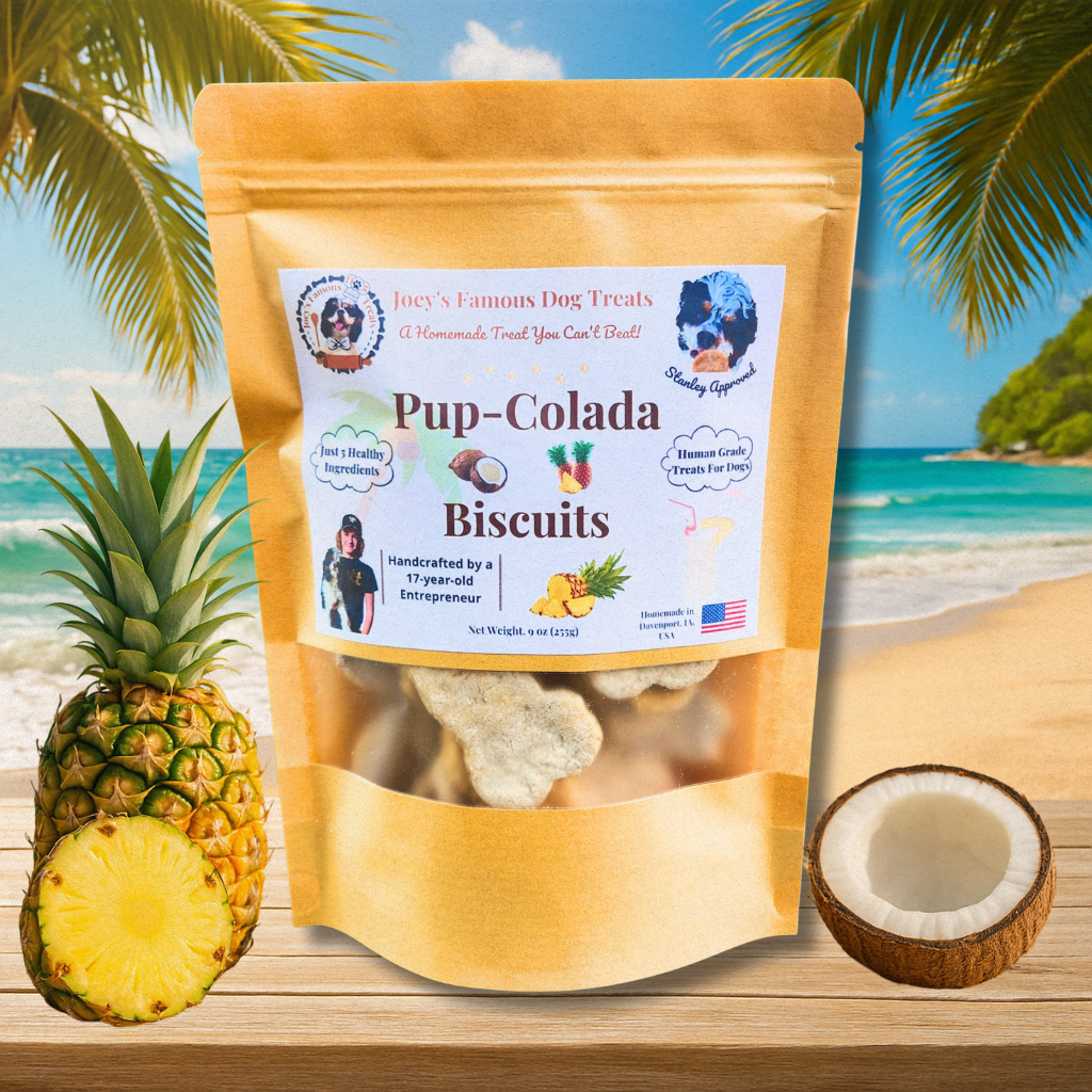 Pup-Colada Biscuits
