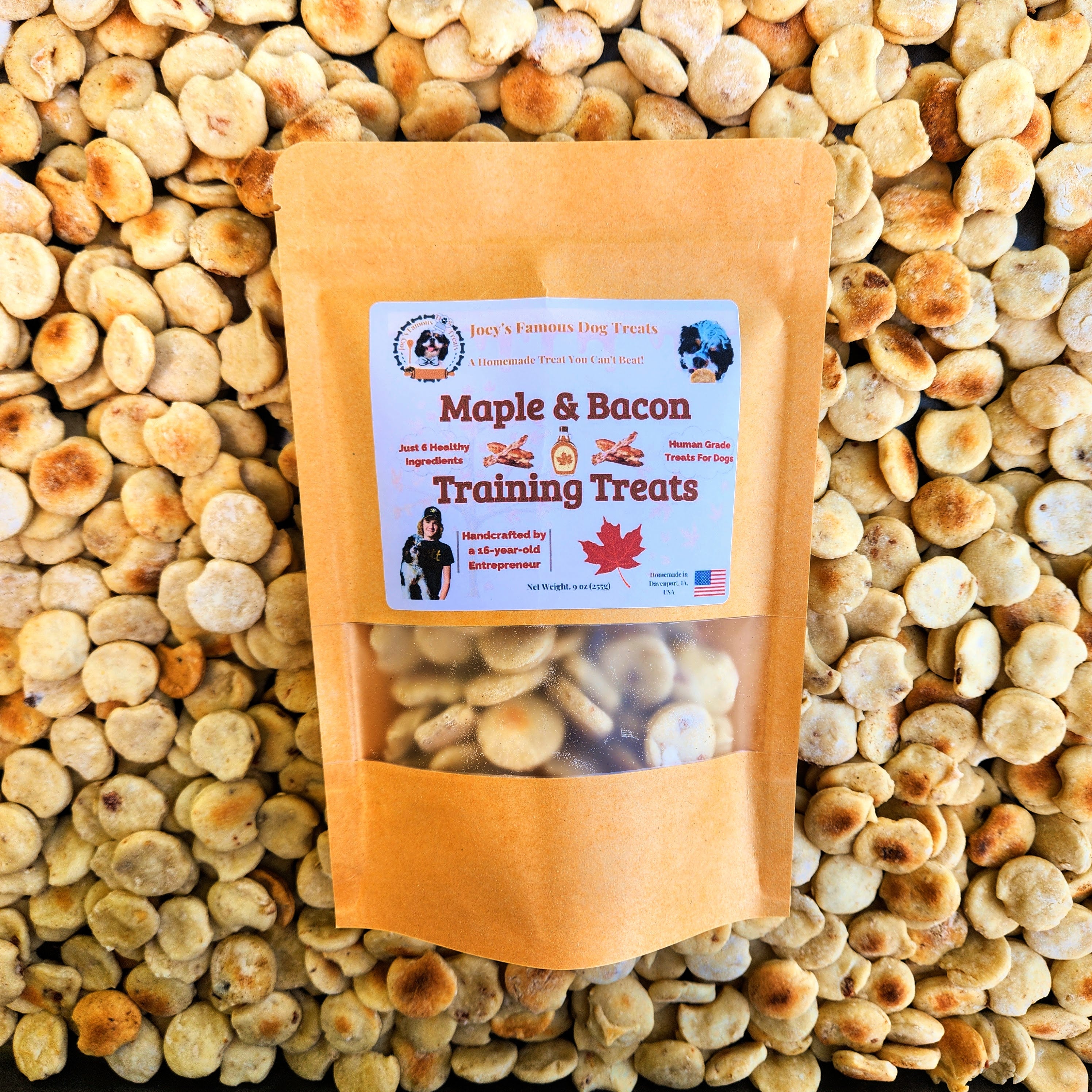 Maple Bacon Training Treats Joey s Famous Dog Treats