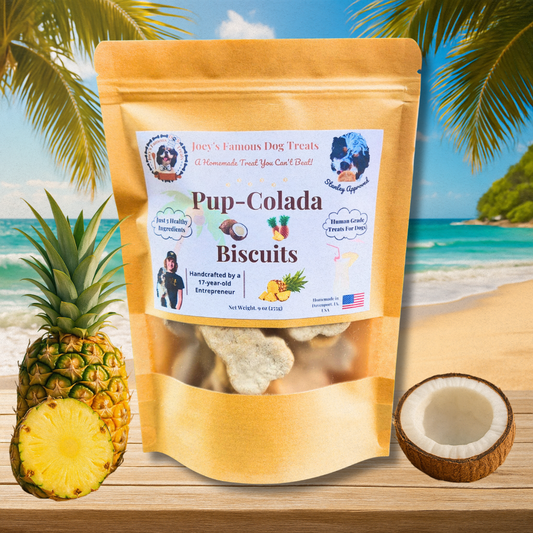 Pup-Colada Biscuits
