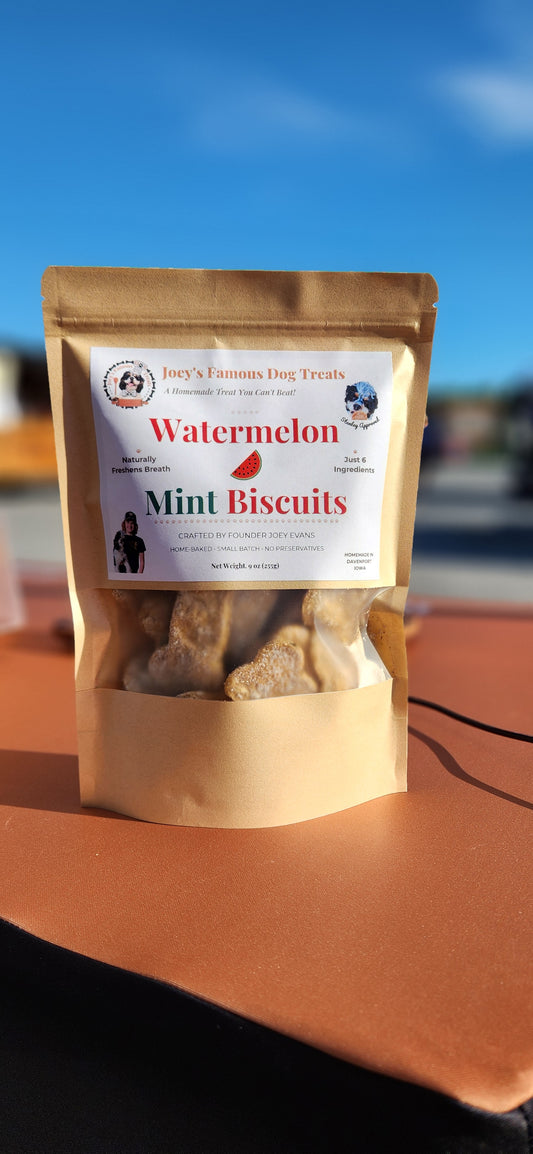 Watermelon Mint Biscuits